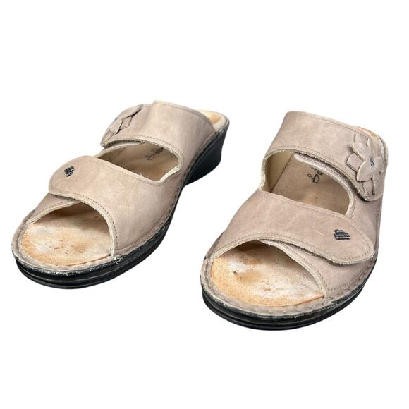 Finn Comfort Women’s Sansibar Tan Leather Slide Sandals Size 6 D US 8 D - Picture 6 of 10